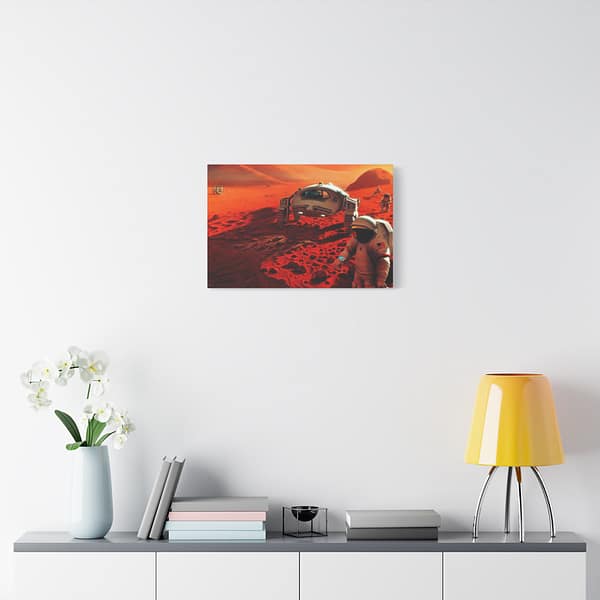 5418462274611542072_2048.jpeg Humans on Mars - NASA, Pat Rawlings (1995) - Space Age Canvas Print