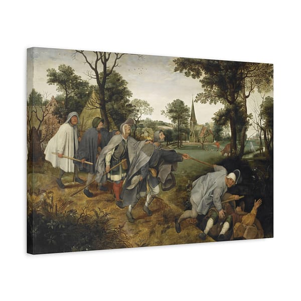 5471633062486590327_2048.jpeg The Parable of the Blind Leading the Blind - Pieter Bruegel the Elder (1568) - Renaissance Canvas Print