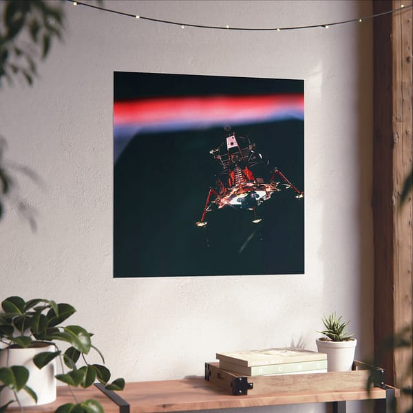 5477759754963380784_2048.jpeg Onboard Apollo 11, Eagle Prior to Descent to the Moon - NASA (1969) - Space Age Poster Print