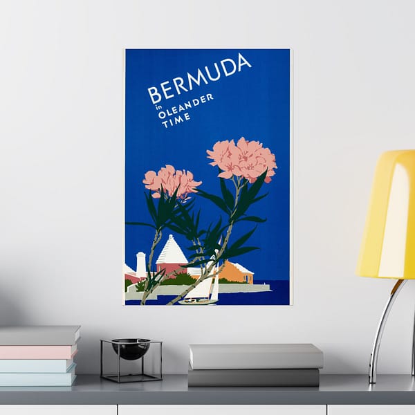 5508166955959117496_2048.jpeg Bermuda in Oleander Time Adolph Treidler (1952) - Vintage Travel Poster Print