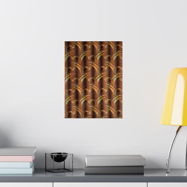 5532270056076008327_2048.jpeg Stylized Leaf Velvet Fabric Pattern (c. 1930s) - Art Deco Poster Print
