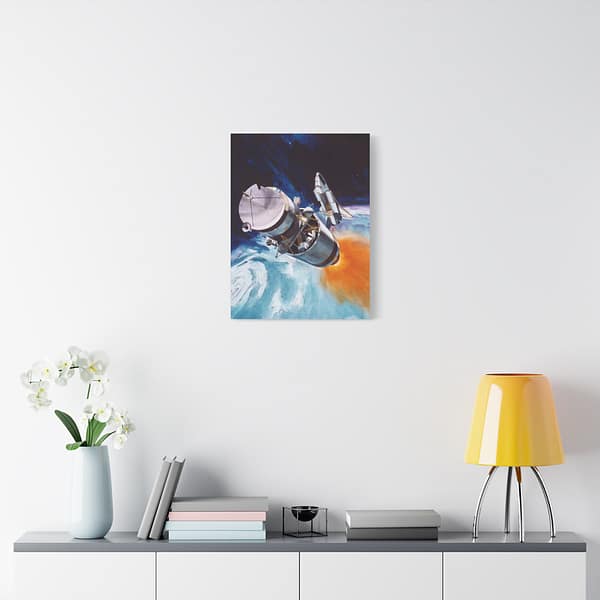 5565682870885708396_2048.jpeg Solar Polar Spacecraft Concept - NASA (1978) - Space Age Canvas Print