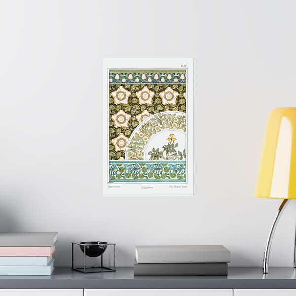 5639081739683144828_2048.jpeg Églantier (Wild Rose) from La Plante et ses Applications Ornementales - Maurice Pillard Verneuil (1896) - Art Nouveau Poster Print