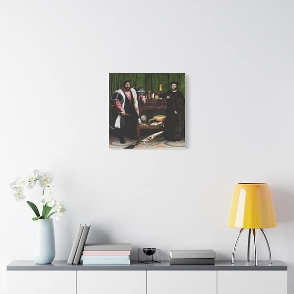 5744435292033221370_2048.jpeg The Ambassadors - Hans Holbein the Younger (1533) - Renaissance Canvas Print