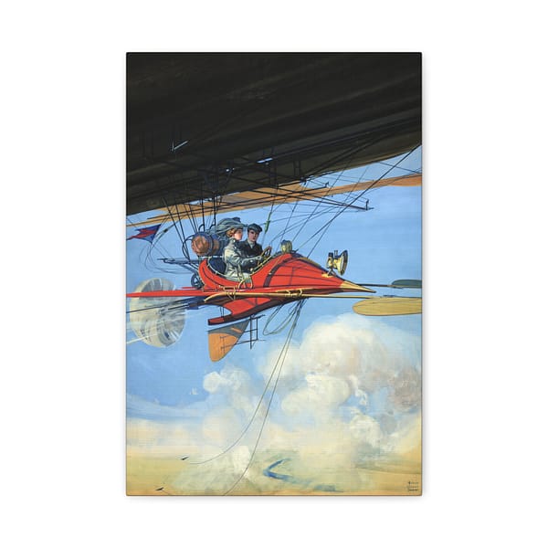 5805288273675551426_2048.jpeg Vintage Air Travel - Harry Grant Dart - Vintage Art Canvas Print