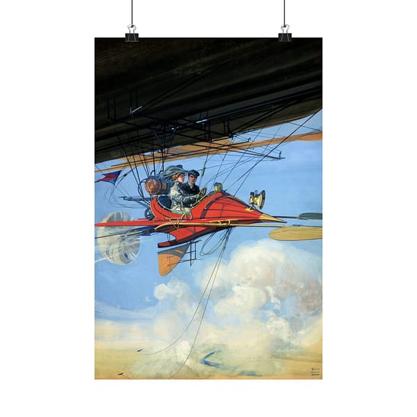5847134655648931245_2048.jpeg Vintage Air Travel - Harry Grant Dart - Vintage Art Poster Print