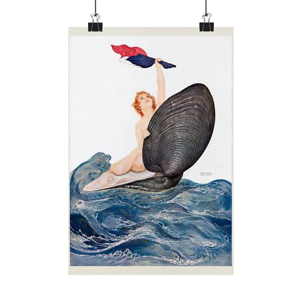 5864689585570329480_2048.jpeg Vive la France - Raphael Kirchner (1917) - Patriotic WWI Poster Print