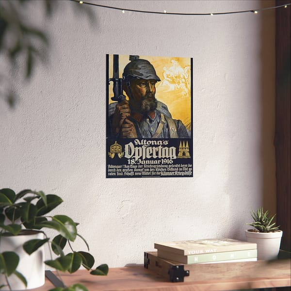 5934542922854975813_2048.jpeg Altona's Opfertag, 18. Januar - Wilhelm Battermann (1916) - Patriotic WWI Poster Print