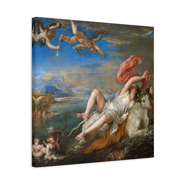 609128748003452610_2048.jpeg The Abduction of Europa - Titian (c. 1560-62) - Renaissance Canvas Print