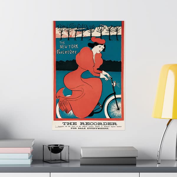 6125112120439551879_2048.jpeg The New York Recorder - G. F. Scotson-Clark (1895) - Art Nouveau Poster Print