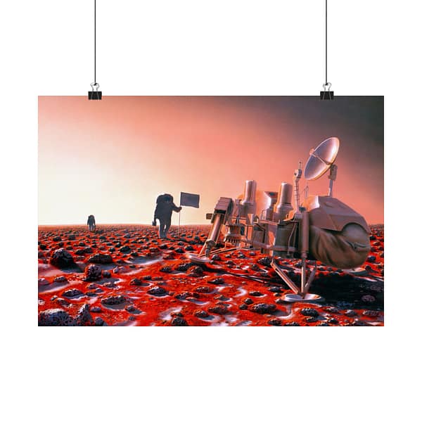 6152932102096974207_2048.jpeg Astronauts Approach Viking 2 - NASA, Pat Rawlings (1991) - Space Age Poster Print