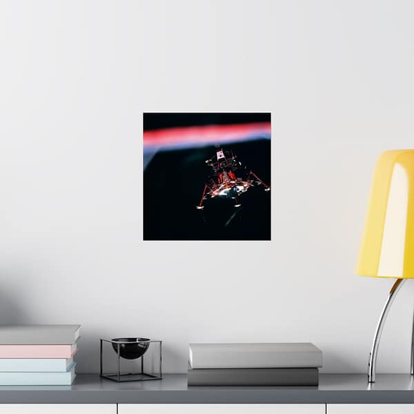 6176252888709807118_2048.jpeg Onboard Apollo 11, Eagle Prior to Descent to the Moon - NASA (1969) - Space Age Poster Print