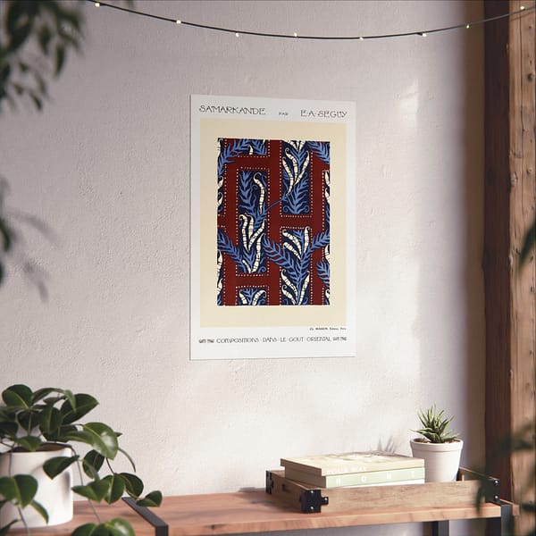 6223022753704574553_2048.jpeg Fern Pochoir Pattern - Compositions dans le Gout Oriental - E. A. Séguy (1914) - Art Deco Poster Print