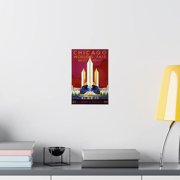 6298378540413745340_2048.jpeg Chicago World's Fair - A Century of Progress (1933) - Art Deco Poster Print