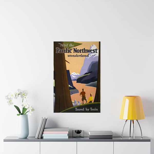 6344077961048325706_2048.jpeg Visit the Pacific Northwest Wonderland... Travel by Train - Kenneth and William Willmarth (1925) - Vintage Travel Poster Print