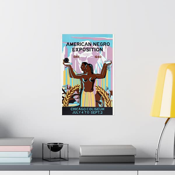 6352076379096116607_2048.jpeg American Negro Exposition - Robert Savon Pious (1940) - Art Deco Poster Print