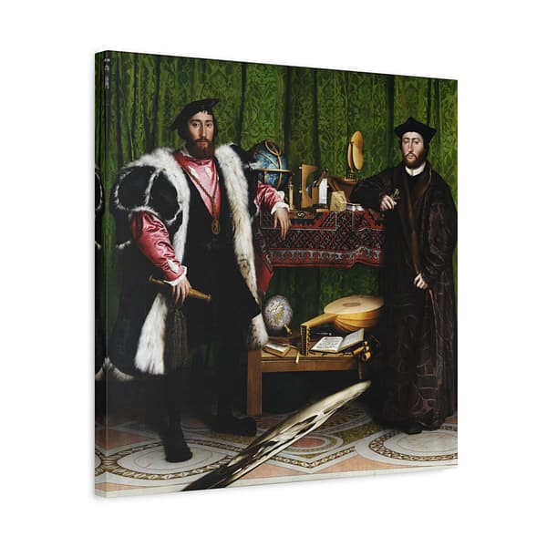 6397086981585730231_2048.jpeg The Ambassadors - Hans Holbein the Younger (1533) - Renaissance Canvas Print