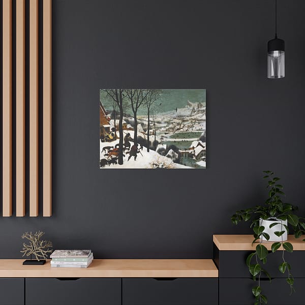 6409892523940655262_2048.jpeg Hunters in the Snow - Pieter Bruegel the Elder (1565) - Renaissance Canvas Print