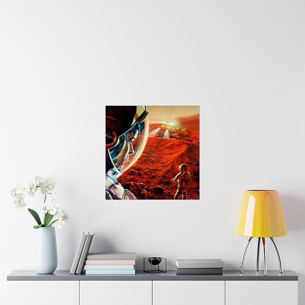 6432549795920911915_2048.jpeg Astronauts Walking on Mars During a Dust Storm - NASA, Paul DiMare (1989) - Space Age Poster Print