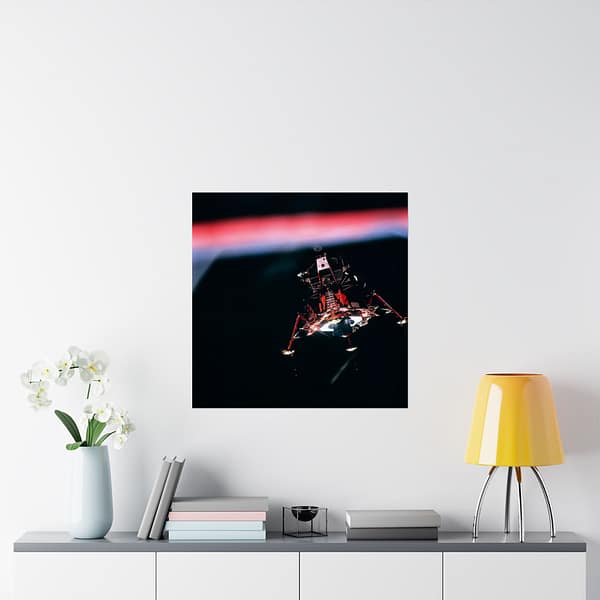 6475813051985674144_2048.jpeg Onboard Apollo 11, Eagle Prior to Descent to the Moon - NASA (1969) - Space Age Poster Print