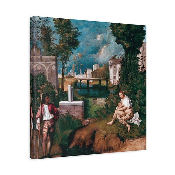 6553213403459978507_2048.jpeg The Tempest - Giorgione (c. 1506-08) - Renaissance Canvas Print