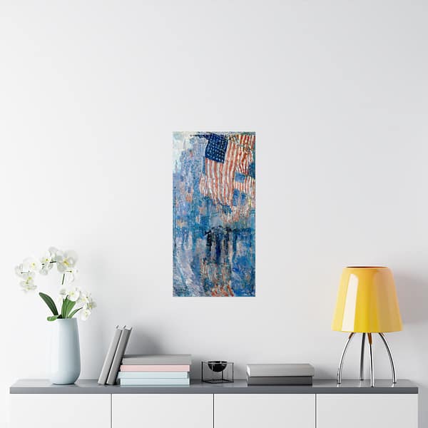 6623872222545193241_2048.jpeg The Avenue in the Rain - Frederick Childe Hassam (1917) - Patriotic Poster Print