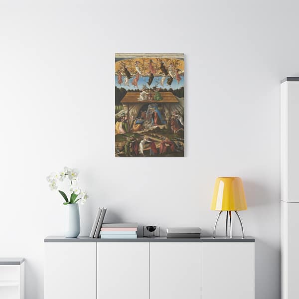 6688192358106387996_2048.jpeg The Mystical Nativity - Sandro Botticelli (1500-01) - Renaissance Canvas Print