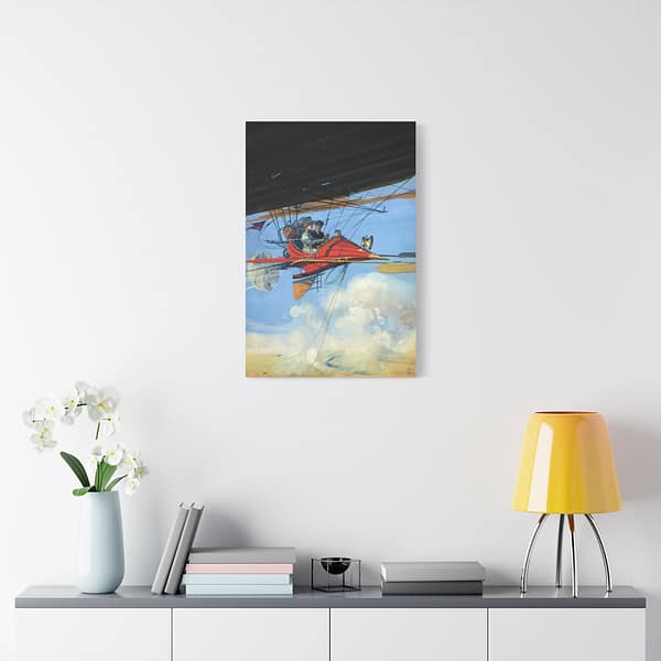 6707855346962059868_2048.jpeg Vintage Air Travel - Harry Grant Dart - Vintage Art Canvas Print