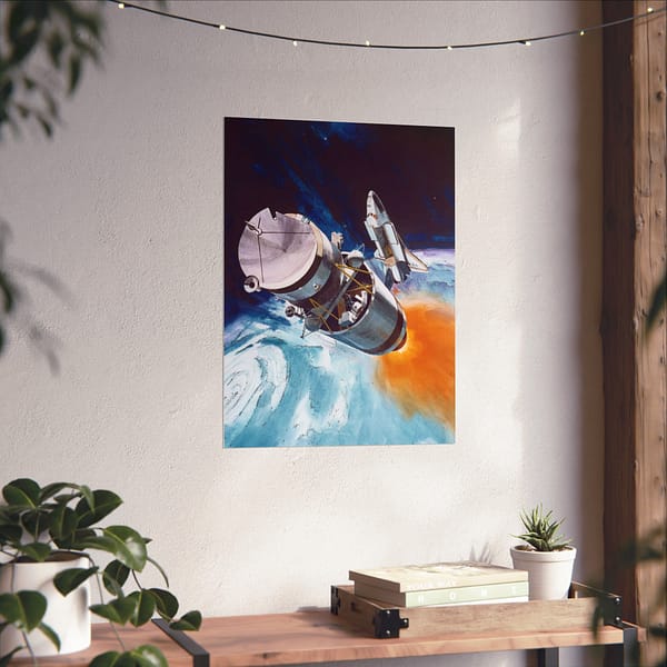 6801963982373509524_2048.jpeg Solar Polar Spacecraft Concept - NASA (1978) - Space Age Poster Print