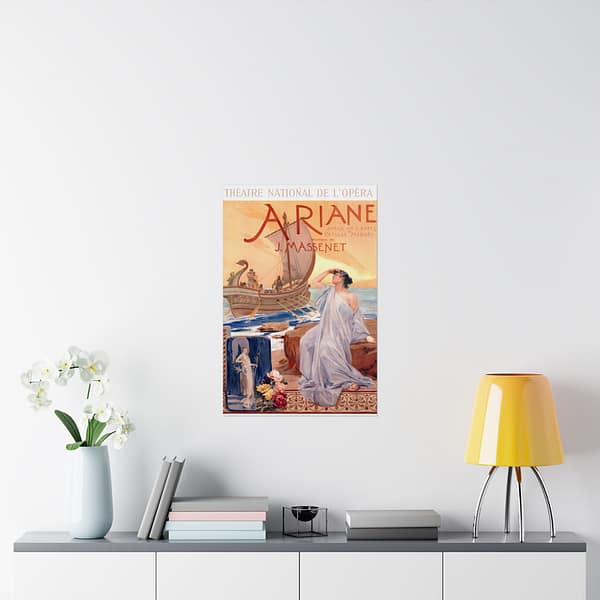 6813917411805473991_2048.jpeg Ariane Theatre National De L'Opera - Albert Maignan (1906) - Art Nouveau Poster Print