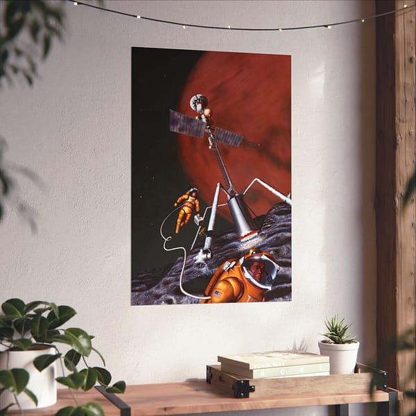6944281453893177350_2048.jpeg Possible Exploration Programs - NASA, Pat Rawlings (1986) - Space Age Poster Print