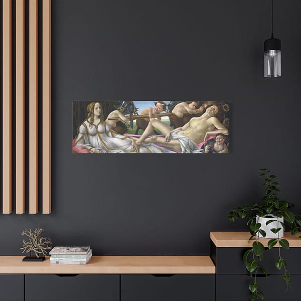 6950292352238016534_2048.jpeg Venus and Mars - Sandro Botticelli (c. 1485) - Renaissance Canvas Print