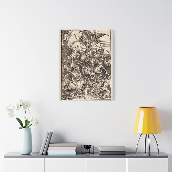 7082547735018584933_2048.jpeg The Four Horsemen of the Apocalypse - Albrecht Dürer (1498) - Renaissance Canvas Print
