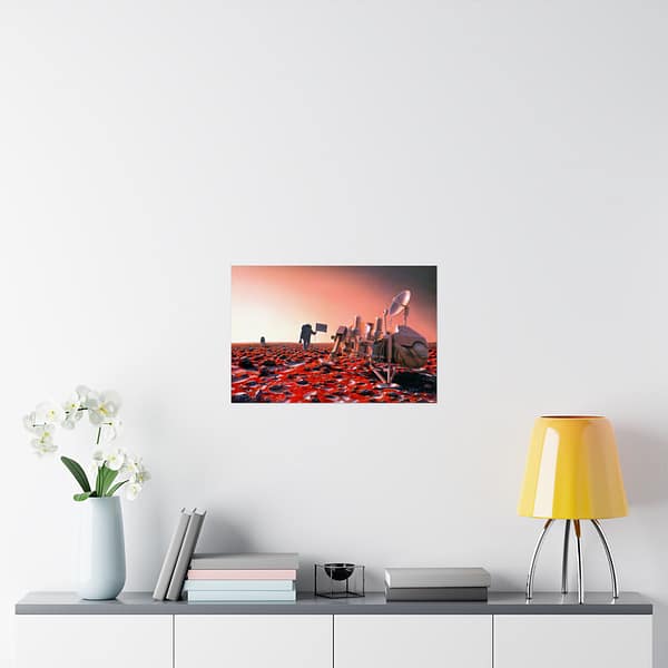 7100706684468552801_2048.jpeg Astronauts Approach Viking 2 - NASA, Pat Rawlings (1991) - Space Age Poster Print