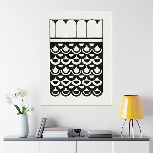 7138031649973269913_2048.jpeg Ornament of Scales (Ornament van Schubben) - Samuel Jessurun de Mesquita - Art Deco Poster Print