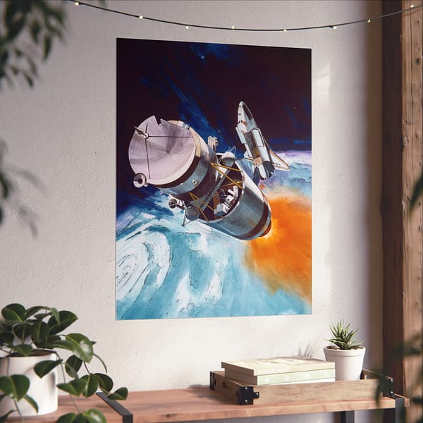 7166320225628818177_2048.jpeg Solar Polar Spacecraft Concept - NASA (1978) - Space Age Poster Print