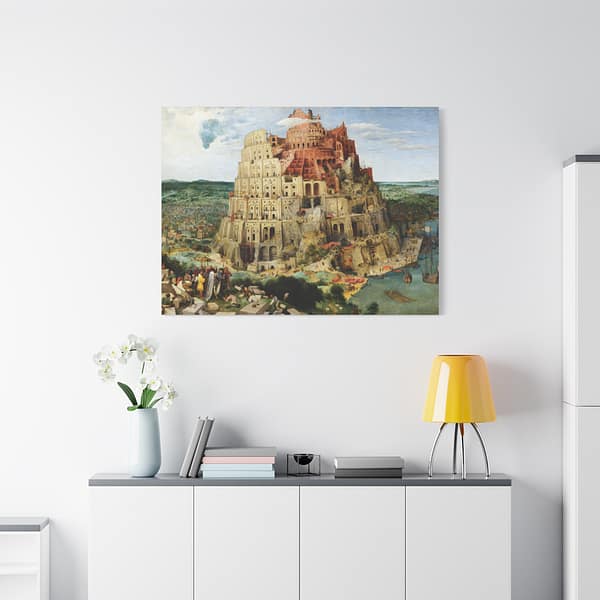 7220028904703377539_2048.jpeg The Tower of Babel - Pieter Bruegel the Elder (1563) - Renaissance Canvas Print