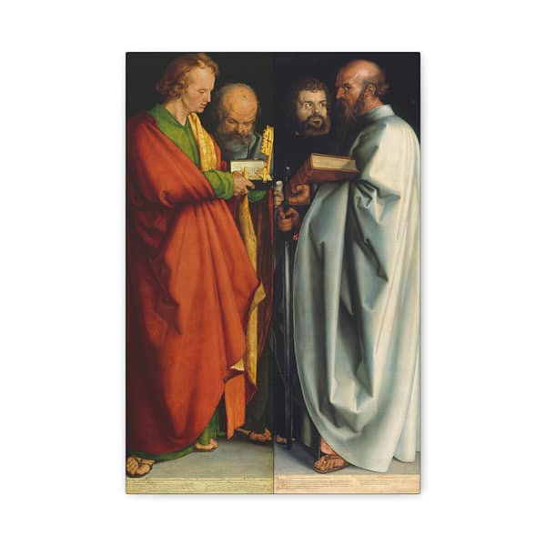 7290837775711385284_2048.jpeg The Four Apostles - Albrecht Dürer (1526) - Renaissance Canvas Print