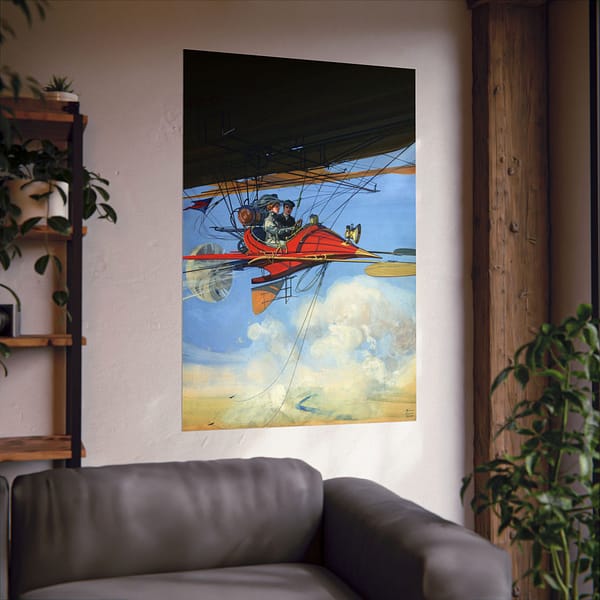 7348208122727832678_2048.jpeg Vintage Air Travel - Harry Grant Dart - Vintage Art Poster Print