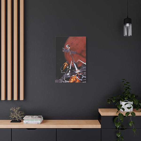7427569175358815349_2048.jpeg Possible Exploration Programs - NASA, Pat Rawlings (1986) - Space Age Canvas Print