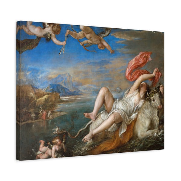 7484768058787272630_2048.jpeg The Abduction of Europa - Titian (c. 1560-62) - Renaissance Canvas Print