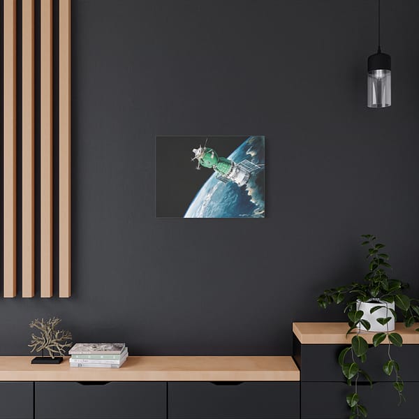 752301874053133704_2048.jpeg The Soyuz 19 ASTP Spacecraft - NASA, Paul Fjeld (1975) - Space Age Canvas Print