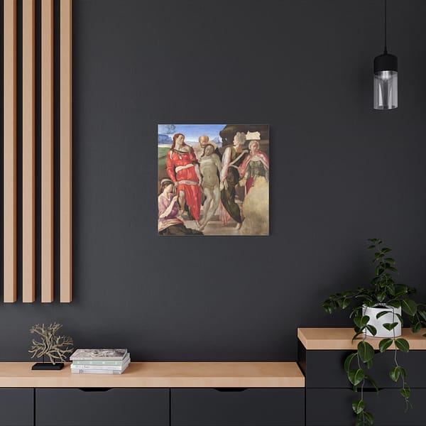 7591862690022590704_2048-1.jpeg The Entombment - Michelangelo (c. 1500-01) - Renaissance Canvas Print