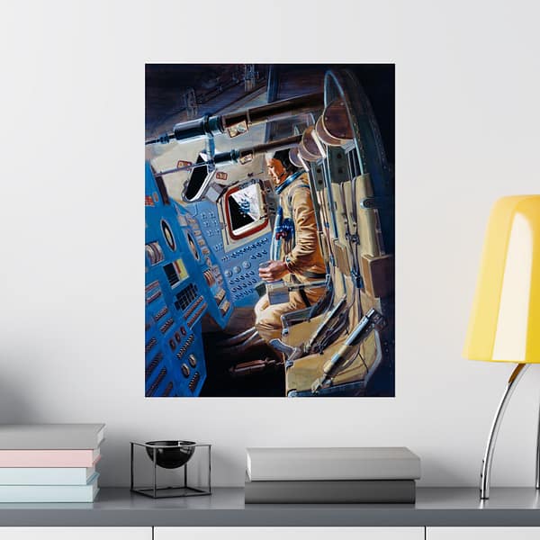 7601090362571576940_2048.jpeg Apollo 12 Command Module Concept - NASA (1969) - Space Age Poster Print