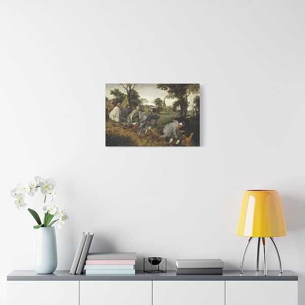 7618635836548044678_2048.jpeg The Parable of the Blind Leading the Blind - Pieter Bruegel the Elder (1568) - Renaissance Canvas Print