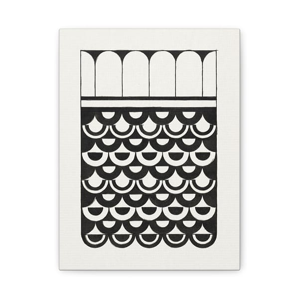 7676518056189690770_2048.jpeg Ornament of Scales (Ornament van Schubben) - Samuel Jessurun de Mesquita - Art Deco Canvas Print