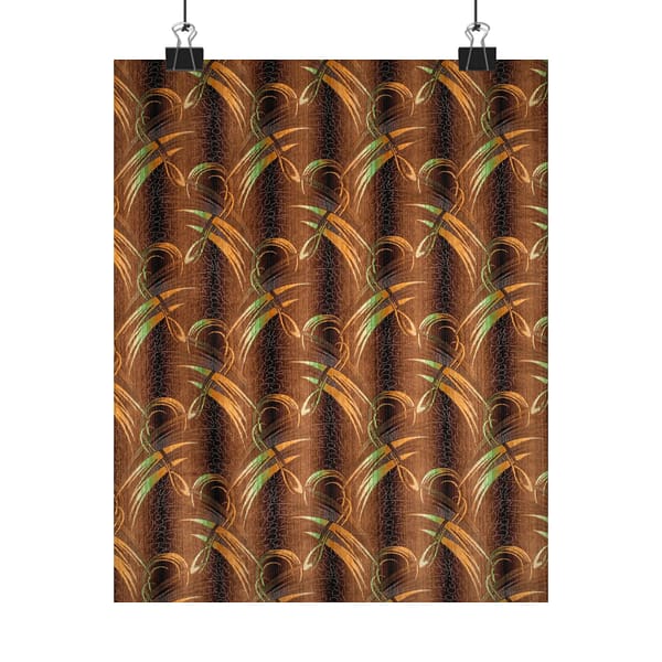 7711123493935002506_2048.jpeg Stylized Leaf Velvet Fabric Pattern (c. 1930s) - Art Deco Poster Print
