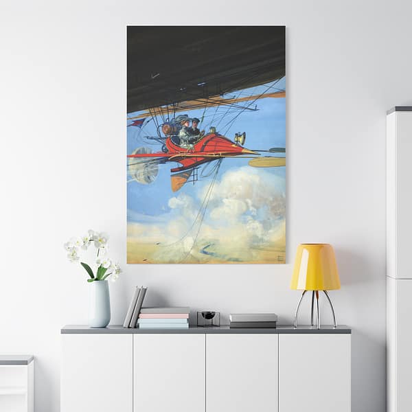 7747842695675539076_2048.jpeg Vintage Air Travel - Harry Grant Dart - Vintage Art Canvas Print