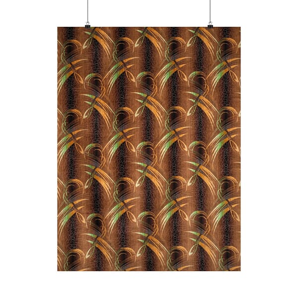 7851548770917320181_2048.jpeg Stylized Leaf Velvet Fabric Pattern (c. 1930s) - Art Deco Poster Print