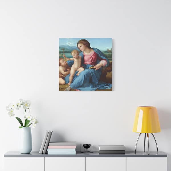 7954033777040982315_2048.jpeg The Alba Madonna - Raphael (c. 1510) - Renaissance Canvas Print